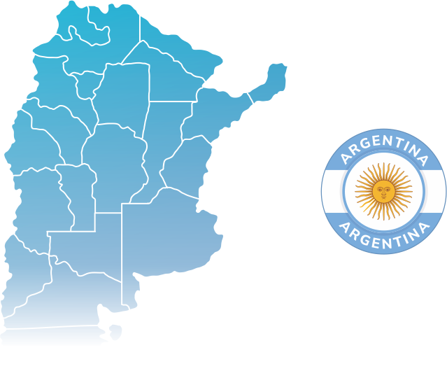 Mapa de Argentina